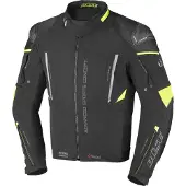 Büse Rocca Textiljacke Schwarz / Neon-Gelb 48