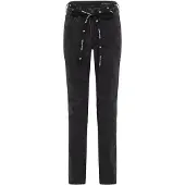 Riding Culture High Waist Damen Modell 2023 Motorradjeans Baumwolle schwarz, W30/L30