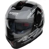 Nolan N80-8 Meteor N-Com Helm, schwarz/grau, XL (62)