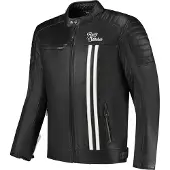 Rusty Stitches Jacke Cooper Schwarz/Weiß