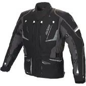 Büse Nero Motorrad Textiljacke, schwarz/grau, 60