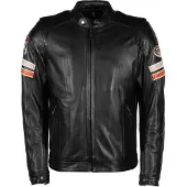 Helstons Elron Motorrad Lederjacke, dunkelbraun, M