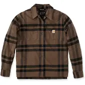 Carhartt Sweatjacke Midweight Flannel Shirt Damen Brown Heather-S