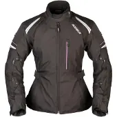 Modeka Violetta Damen Motorrad Textiljacke, schwarz, 34