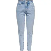ONLY Straight Fit Jeans Stone Wash Stretch Denim High Waist 5-Pocket ONLEMILY - 30W / 30L