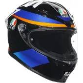 AGV K-6 S Marini Sky Racing Team 2021 Helm, schwarz/blau, XL (61/62)