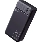 C-TECH Powerbanka 30000mAh, Li-Pol, 20W, USB-C/USB-A/micro USB
