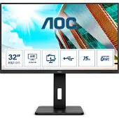 AOC P2 U32P2, 80 cm (31.5"), 3840 x 2160 Pixel, 4K Ultra HD, LED, 4 ms, Schwarz