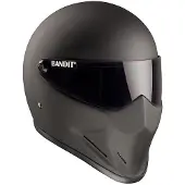 Bandit Crystal Helm, schwarz matt, L (59/60)