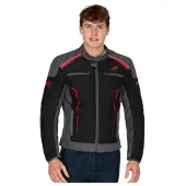FASTWAY T-2212 Motorrad Teamjacke M Unisex Polyestergewebe schwarz, M