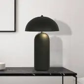 Zambelis Tischleuchte 23006, schwarz, Keramik, Höhe 48 cm, E27