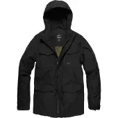 Vintage Industries Marc Textiljacke, schwarz, S