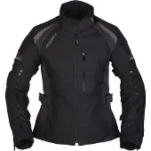 Modeka Amberly Damen Motorrad Textiljacke, schwarz/dunkelgrau, 36