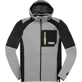 FC-Moto FCM-SSJ Softshell Jacke, grau/schwarz, L