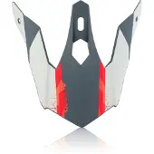 Acerbis Steel Kinder/Eclipse Helmschirm Farbe: Grau/Rot
