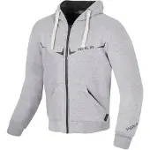 Merlin Easton Motorrad Zip Hoodie Jacke, hellgrau, 2XL