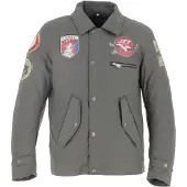 Helstons Terry wasserdichte Motorrad Textiljacke, khaki, L