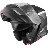 Bogotto V271 Delta Klapphelm, schwarz matt/grau, XS (53/54)