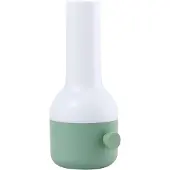 LINDBY LED-Akku-Außentischleuchte Isaline, grün, dimmbar