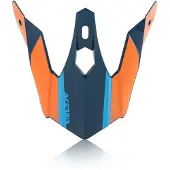 Acerbis MX- Enduro Helmschild Steel/Eclipse Junior - Orange/Blau