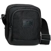 Joumma Bags Herren-Kreuztasche mit zwei Fächern Pepe Jeans Blackmore, schwarz , 7055242