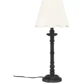 PR Home Joy Tischleuchte mit gebogtem Stoffschirm