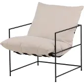 Ebuy24 Akzentstuhl Sedalia Weiß