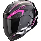 Scorpion Integralhelm -491 KRIPTA Schwarz Rosa Weiß größe XS