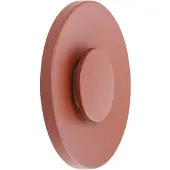 LUCANDE LED-Außenwandleuchte Kayana, rostfarben, Alu, 24 cm