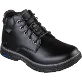 SKECHERS Herren Stiefeletten ungefüttert schwarz