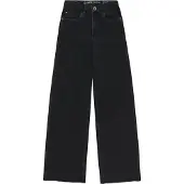 Garcia Weite Jeans "Annemay", Mädchen, Gr. 158, N-Gr, schwarz (very schwarz used), Denim/Jeans, Obermaterial: 99% Baumwolle, 1% Elasthan, weit, Jeans Weite Jeans, for GIRLS