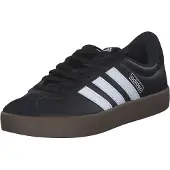 Adidas Sneaker SPORTSWEAR "VL COURT 3.0", Damen, Gr. 43, schwarz-weiß (core schwarz, ftwr weiß, gum5), Leder, Synthetik, Schuhe Sneaker, inspiriert vom Design des samba