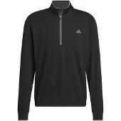 Adidas Sweatshirt PERFORMANCE "LIGHTWEIGHT HALF-ZIP OBERTEIL", Herren, Gr. XXL, schwarz, Obermaterial: 100% Polyester, angesetztes Bündchen, Sweatshirts Sweatshirt