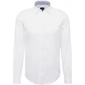 Armani Exchange für Herren. 8NZCGBZ8ANZ0130 Basic-Shirt weiß (S), Lässig, Baumwolle, Langarm