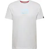 Alpha industries T-Shirt "Satin Logo T-Shirt", Herren, Gr. XL, weiß, Obermaterial: 100% Baumwolle, Shirts T-Shirt