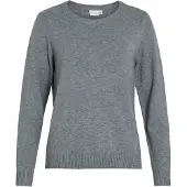 Vila Viril Rundhals Strickpullover