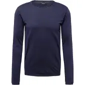Replay Langarmshirt , Herren, Gr. M, blau (night blau), Jersey, Obermaterial: 100% Baumwolle, regular fit, Shirts Langarmshirt