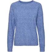 Vero Moda "VMDOFFY LS O-NECK BLOUSE GA NOOS" Materialmix, regular fit
