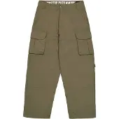 Alpha industries Cargohose "Ripstop Patchwork Pant", Herren, Gr. 36, Normalgrößen, grün (schwarz olive), Obermaterial: 100% Baumwolle, Hosen Cargohose