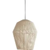 Light & Living Hängeleuchte - beige - Deya - jute - drahtlampe - E27 - 2970743 - Light & Living