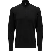 Only & Sons Troyer "ONSLOUI REG 12 MEL HALF ZIP KNIT NOOS"
