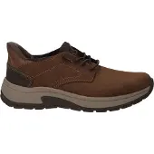 Rieker Slip-On Sneaker "Ready2GO", Herren, Gr. 46, braun, Leder, Textil, Schuhe Slip-On Sneaker, Halbschuh, Schlupfschuh, Outdoorschuh, herausnehmbare Soft-Einlage