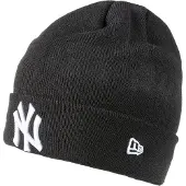 New Era Strickmütze "NEW YORK YANKEES" unifarbene Optik, sportlicher Stil, aus Polyacryl, One Size