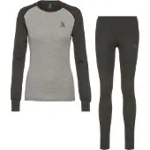 Odlo Active Warm Special Set dark grey melange - grey melange (10793) S