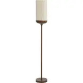 Light & Living Stehlampe - beige braun - Dania - baumwolle metall - Ø 23cm - E27 - 1738152 -