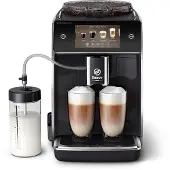 Saeco GranAroma Deluxe SM6680 Kaffeevollautomat, Espressomaschine, 1,8 l, Kaffeebohnen, Eingebautes Mahlwerk, 1500 W, Grau