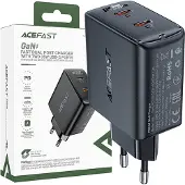 Acefast A49 35 W PD GaN Schnellladegerät 2X USB-C – Schwarz