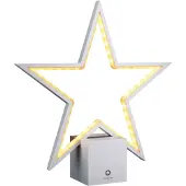 Sompex Lucy 2.0 34 LED-Akkuleuchte-Silber-mit LED (2200K/2700K)