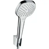 Hansgrohe Brausenset Croma Select E Vario/ Porter weiß/chrom Brauseschlauch 1250mm, 26425400