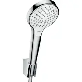 Hansgrohe Brausenset Croma Select S Vario/ Porter S weiß/chrom brauseschlauch 125 x, 26421400